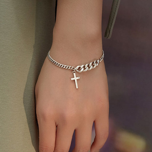 Bracciale croce geometrico
