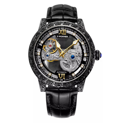 Orologio meccanico uomo vintage inciso