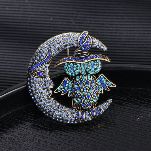 Spilla animale con strass da donna