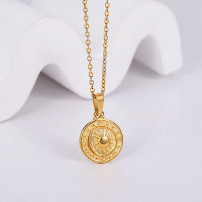 Collana sole luna bussola