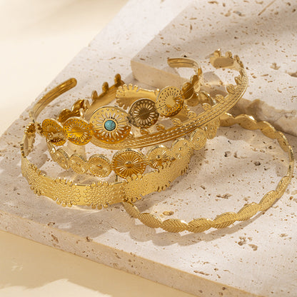 Anello oro e titanio 14K