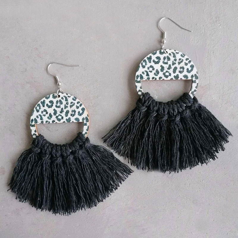 Orecchini conchiglia nappe
