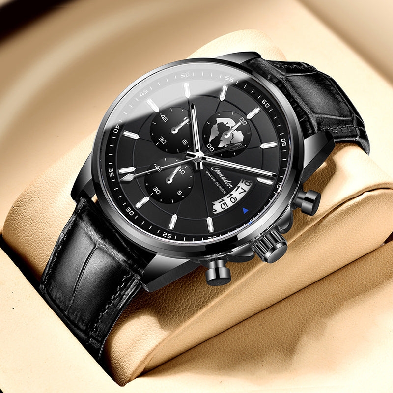 Orologio automatico da uomo impermeabile luminoso calendario