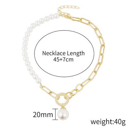 Collana perle barocche Retro esagerata