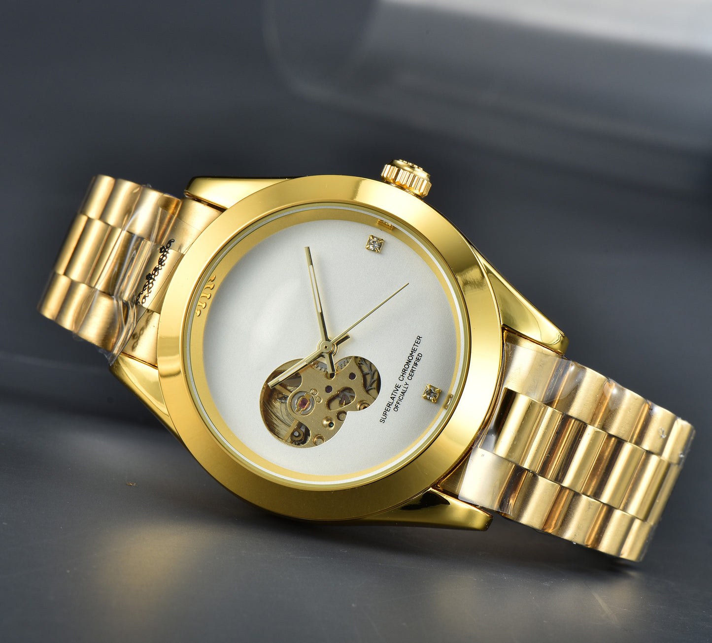 Orologio meccanico cavo casual