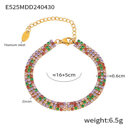 Bracciale acciaio titanio francese