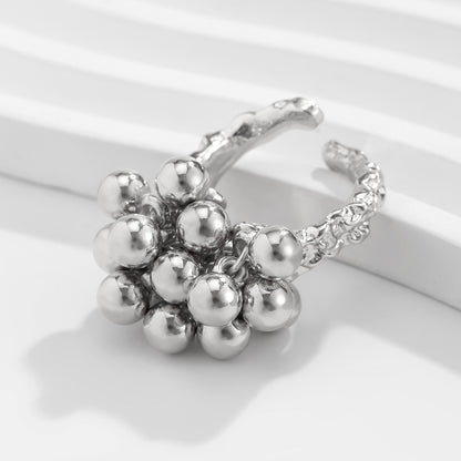 Anello perla geometrica