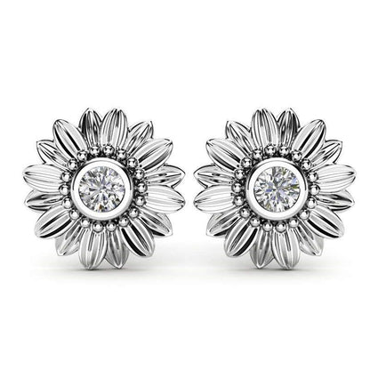 Ciondolo girasole e cuore