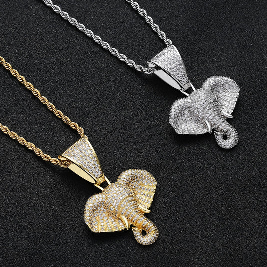 Collana elefante vintage