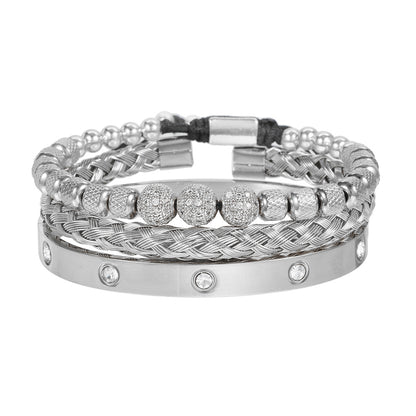 Bracciale scheletro intrecciato