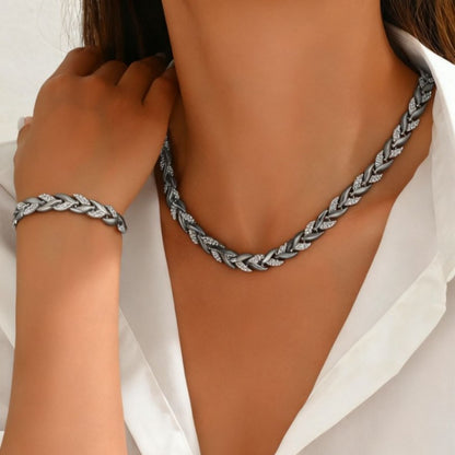 Set collana braccialetto diamanti