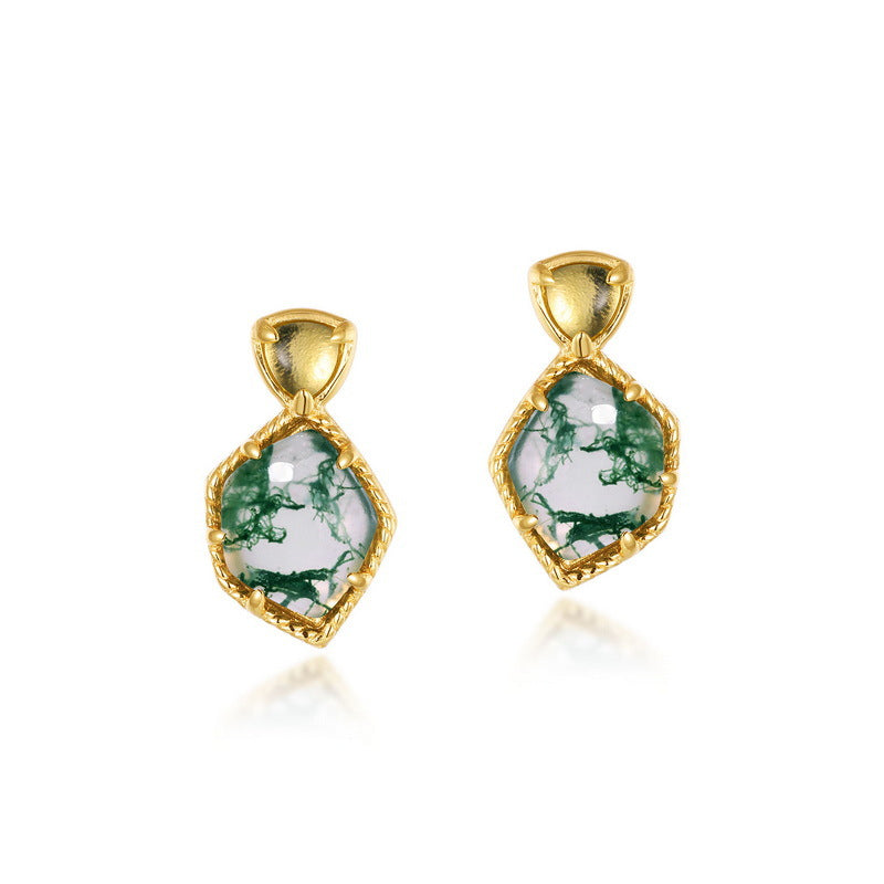 Orecchini Muschio Verde
