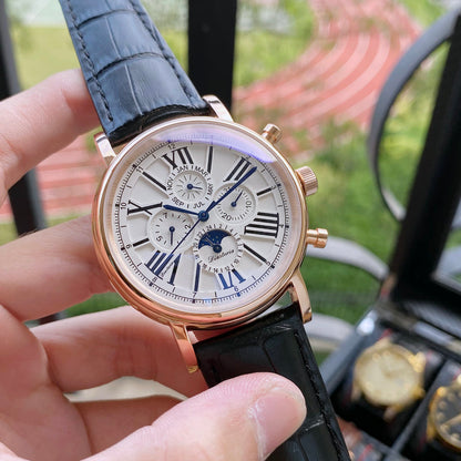 Orologio meccanico uomo pelle