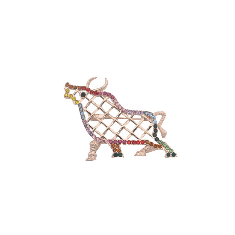 Spilla Bue zodiaco