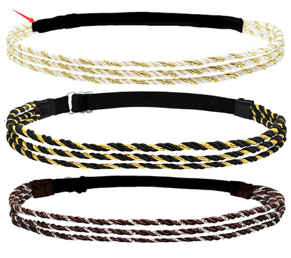 Cerchietto intrecciato elastico