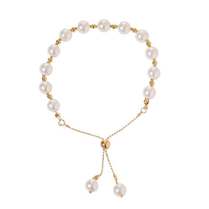 Bracciale perle regolabile