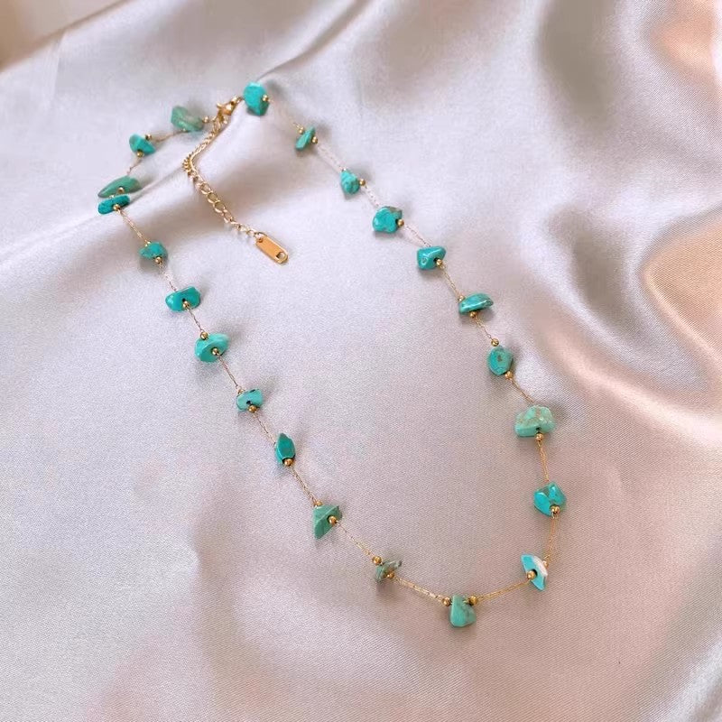 Collana turchese naturale