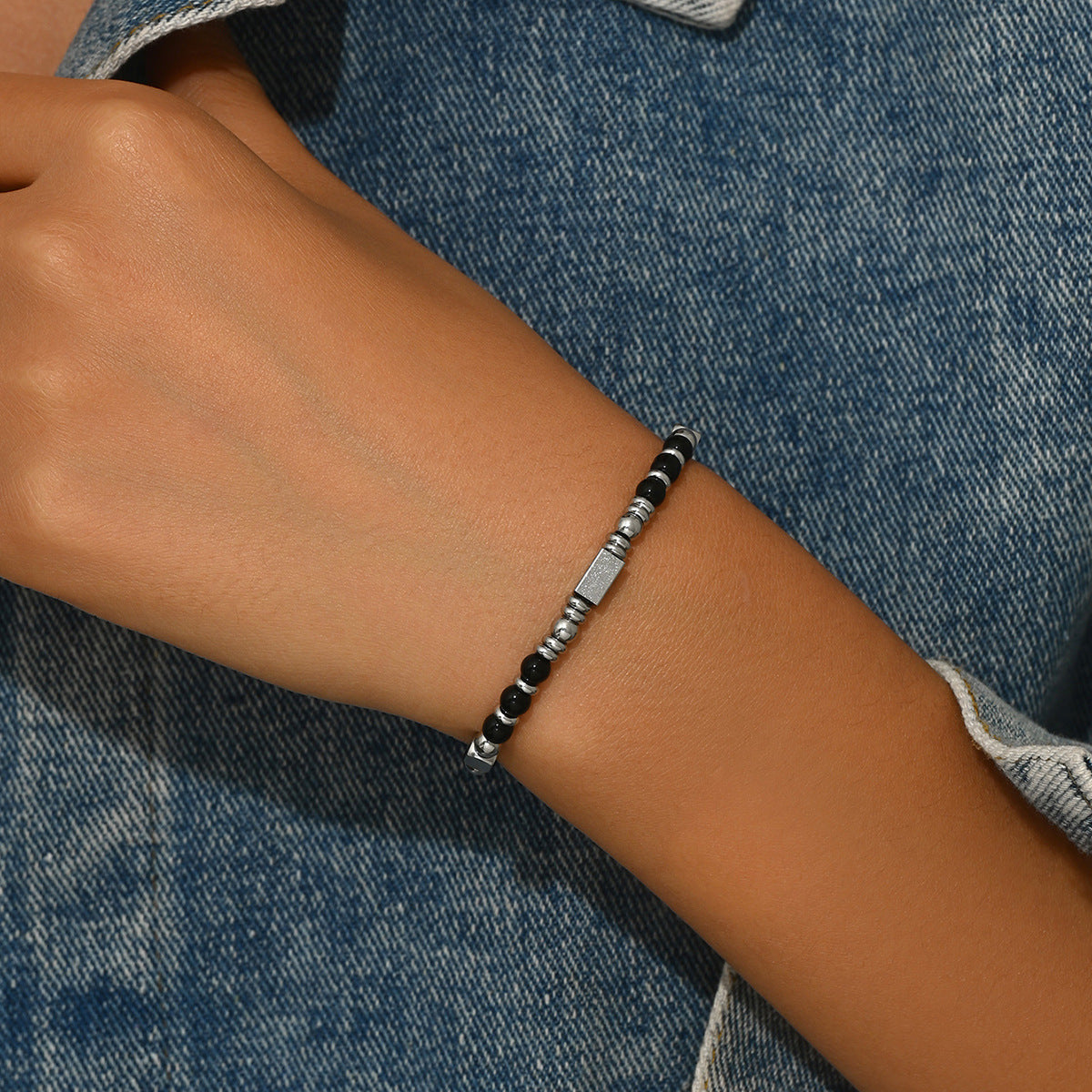 Bracciale pietra naturale retrò