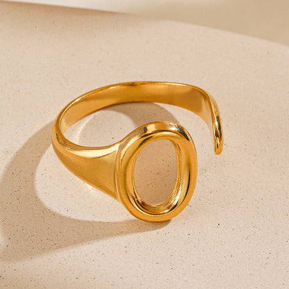 Anello ovale regolabile