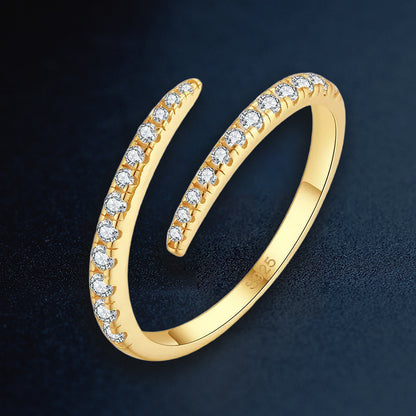 Anello Argento Torsione