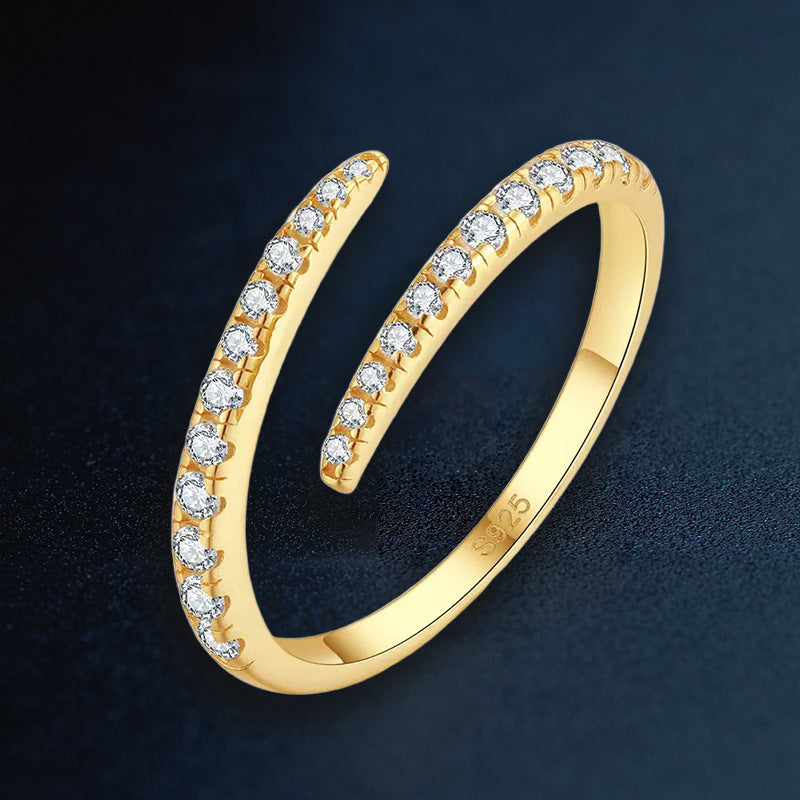 Anello Argento Torsione