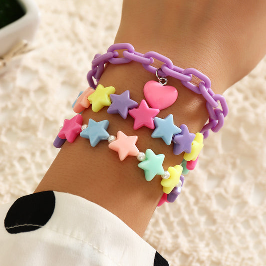 Collana resina cuore