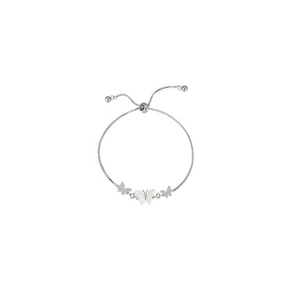Bracciale farfalla madreperla scorrevole