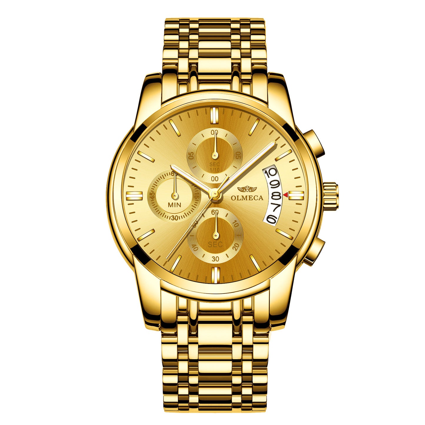 Orologio acciaio luminoso farfalla