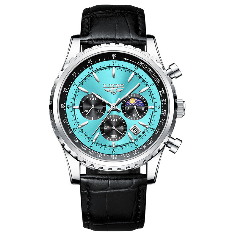 Orologio sportivo multifunzione cronografo impermeabile