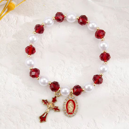 Bracciale croce fatto a mano