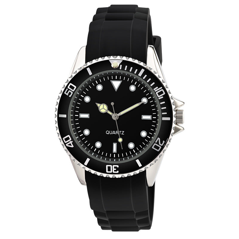 Orologio cinturino silicone luminescente