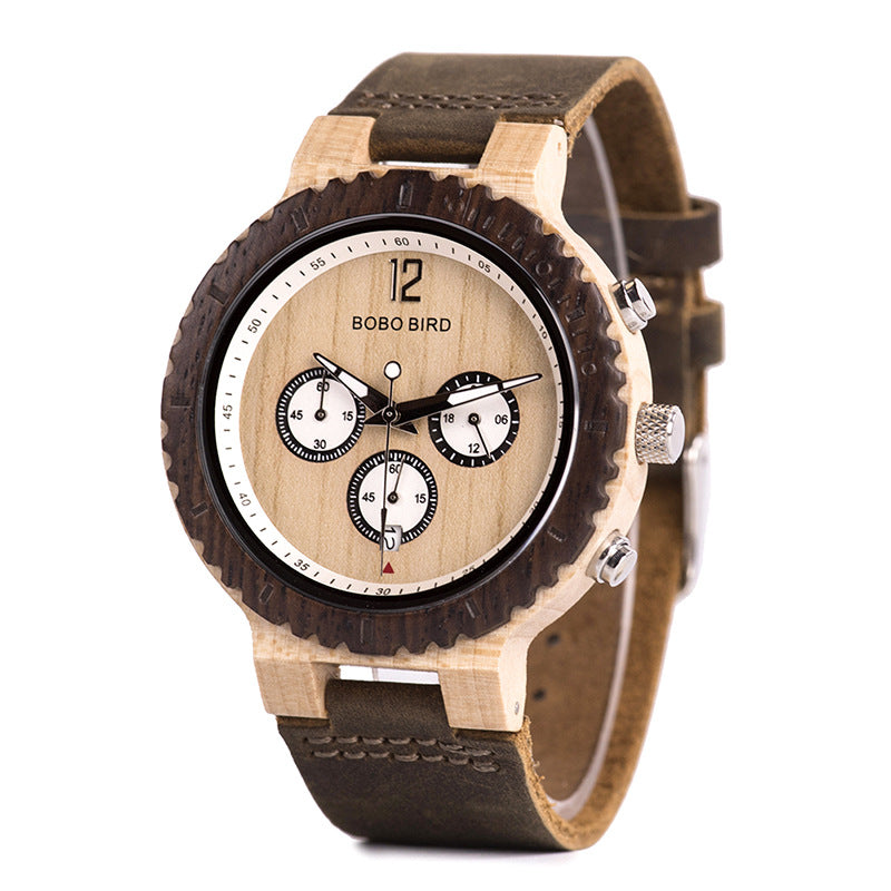Orologio legno analogico classico