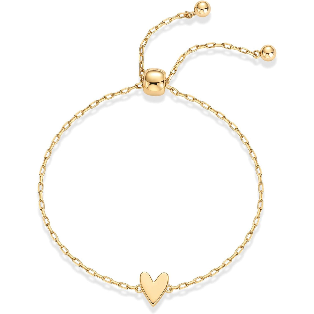 Set braccialetto ciondolo cuore
