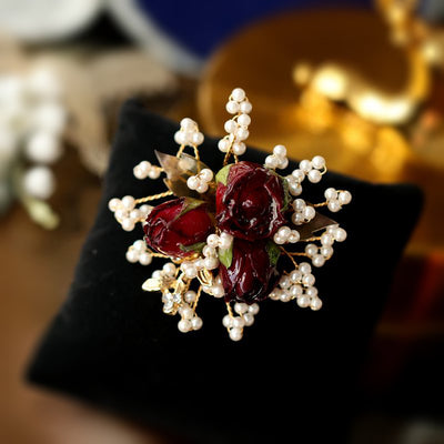 Spilla vintage floreale