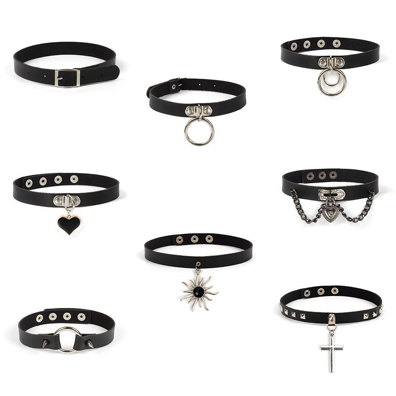 Collana Pelle Geometrica