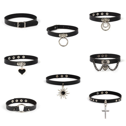 Collana Pelle Geometrica