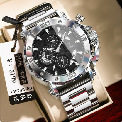 Orologio digitale multifunzione da uomo luminoso