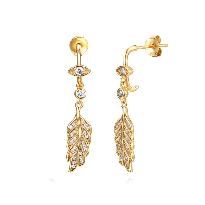 Orecchini zircone farfalla