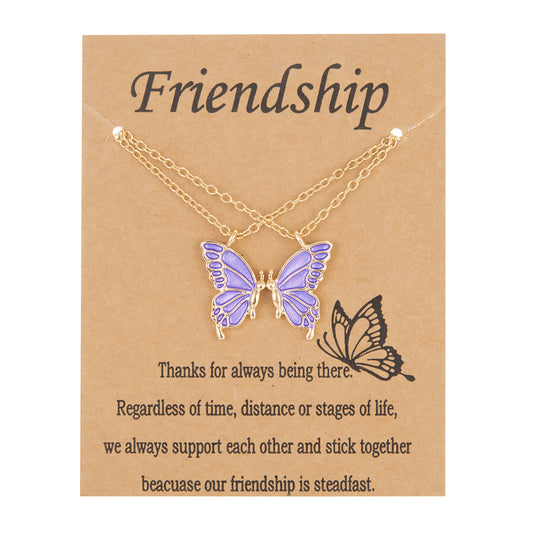 Collana farfalla dell'amicizia