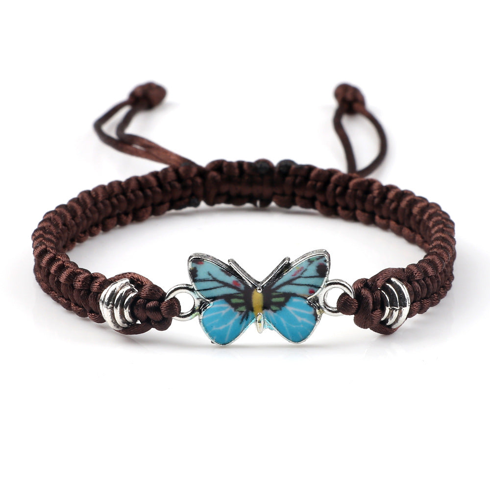 Bracciale Intrecciato Farfalla