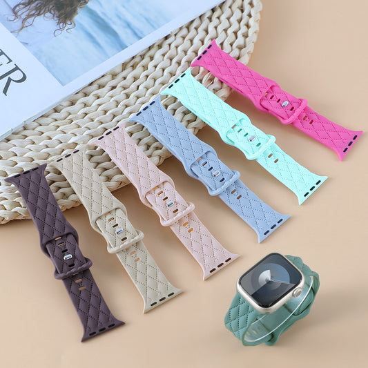 Cinturino smartwatch fibbia farfalla