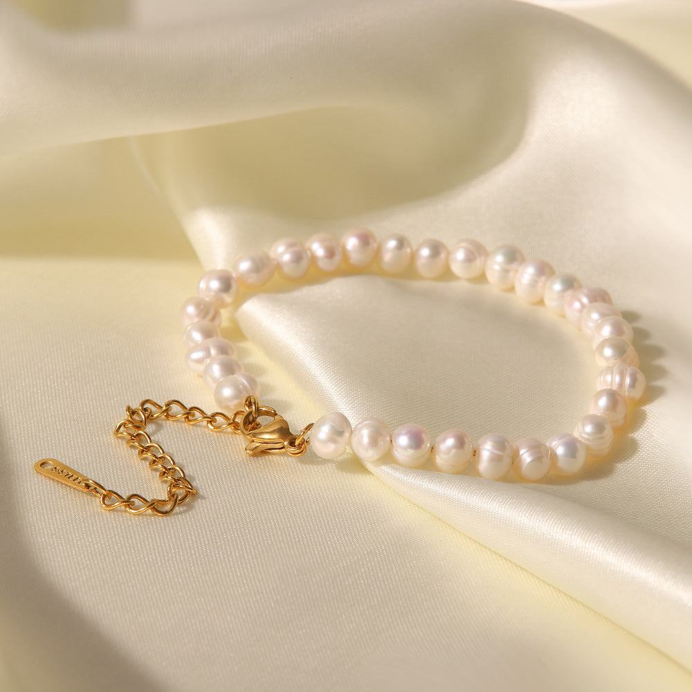 Bracciale perle barocche da donna