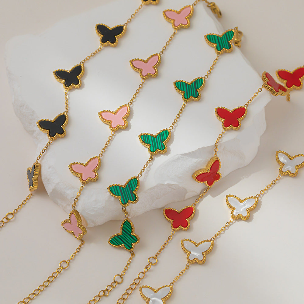 Bracciale farfalla titanio