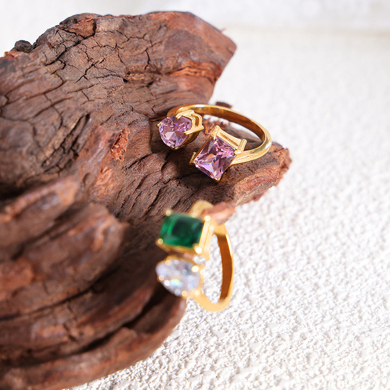 Anello titanio regolabile anti-sbiadimento