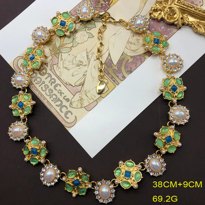 Set Collana Braccialetto Orecchini Fiore