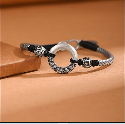 Bracciale Intrecciato in argento 999