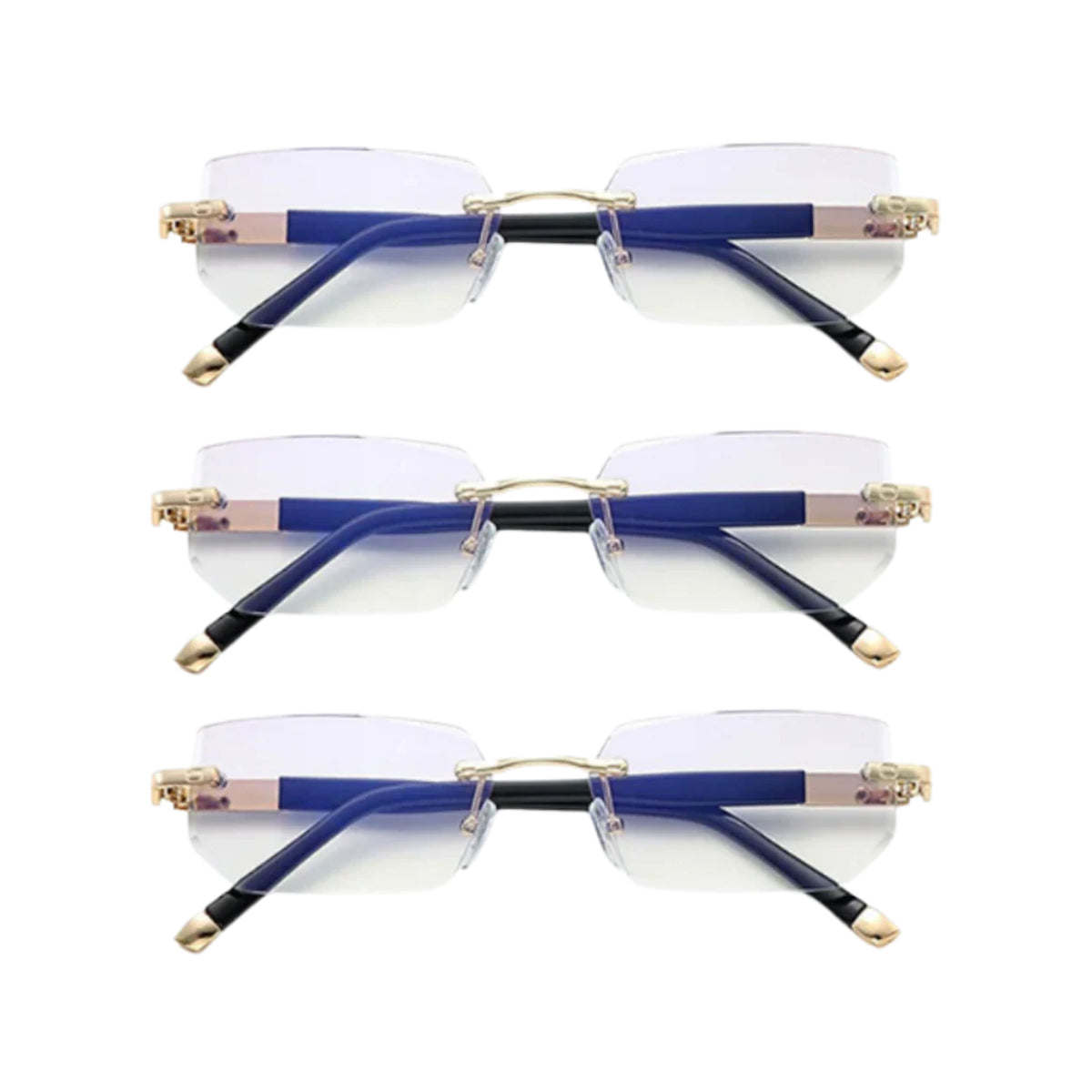 Occhiali da lettura rimless