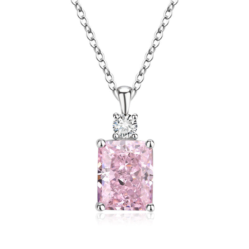 Collana bottiglia profumo argento sterling