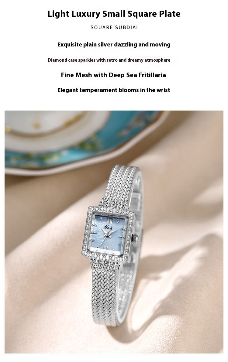 Orologio quadrato Fritillaria