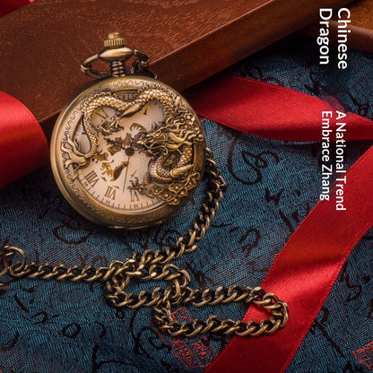 Orologio da tasca drago cinese